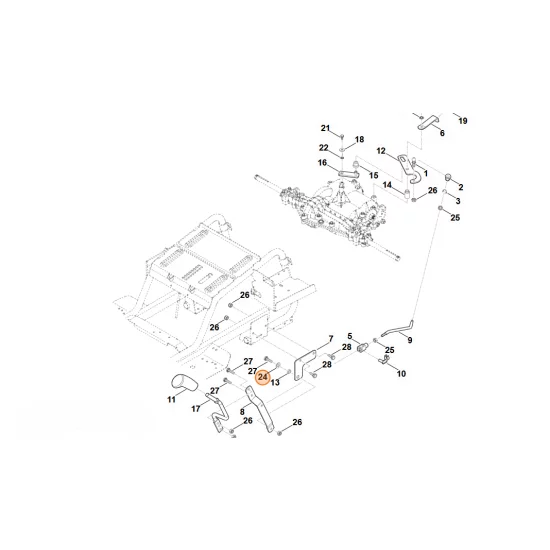 STIHL  Sprężyna talerzowa 20 9485 648 0800